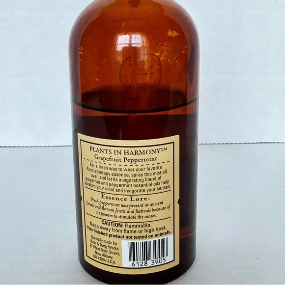 Bath & Body Works Aromatherapy Peppermint Grapefruit Energizing Body Essence - Picture 6 of 8